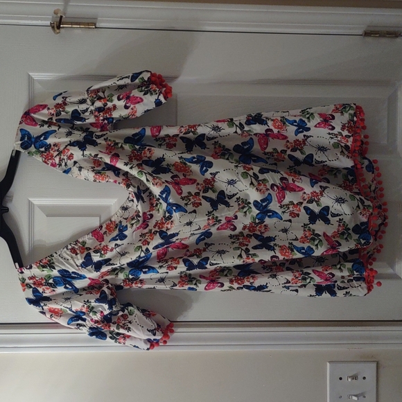America and Beyond Butterfly floral Dress - Picture 2 of 4